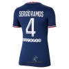 Officiële Voetbalshirt Paris Saint-Germain Sergio Ramos 4 Thuis 2021-22 - Dames